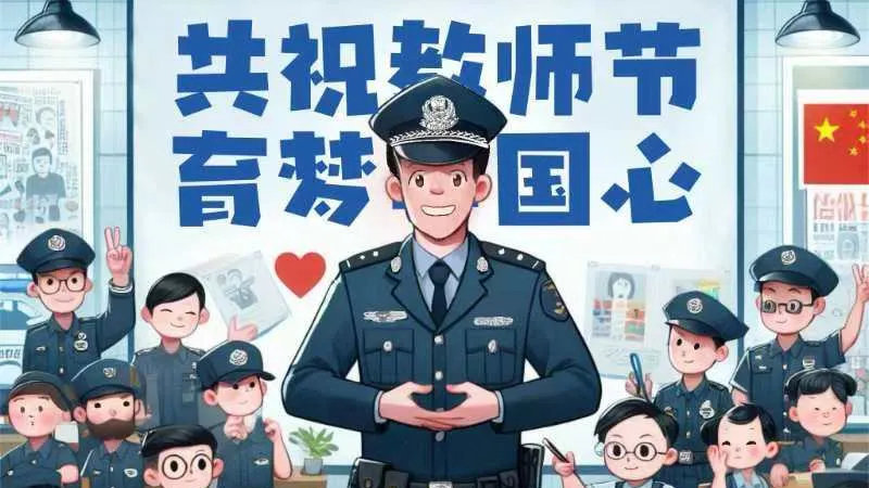 当网警遇上教师节 他们是别样的教师当网警遇上教师节，他们是别样的教师